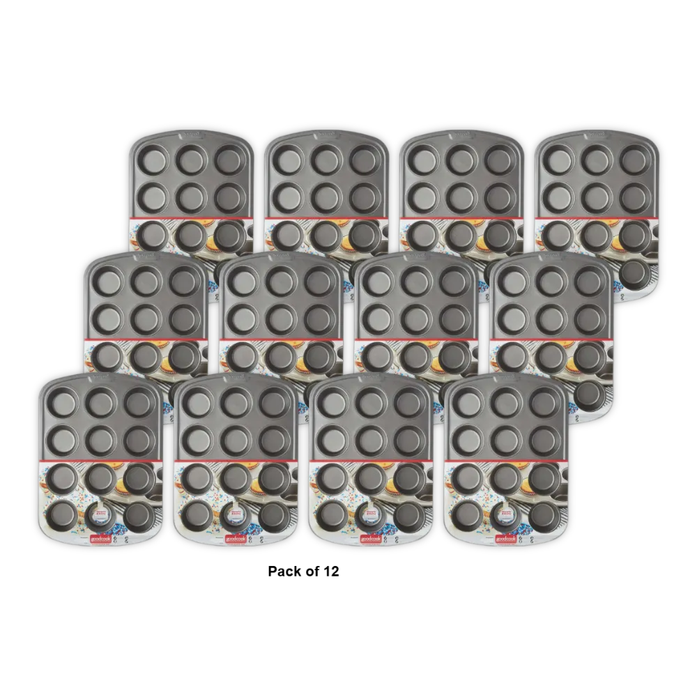 Brad Muffin & Cupcake Pan 12 Cup (Pack of 12)