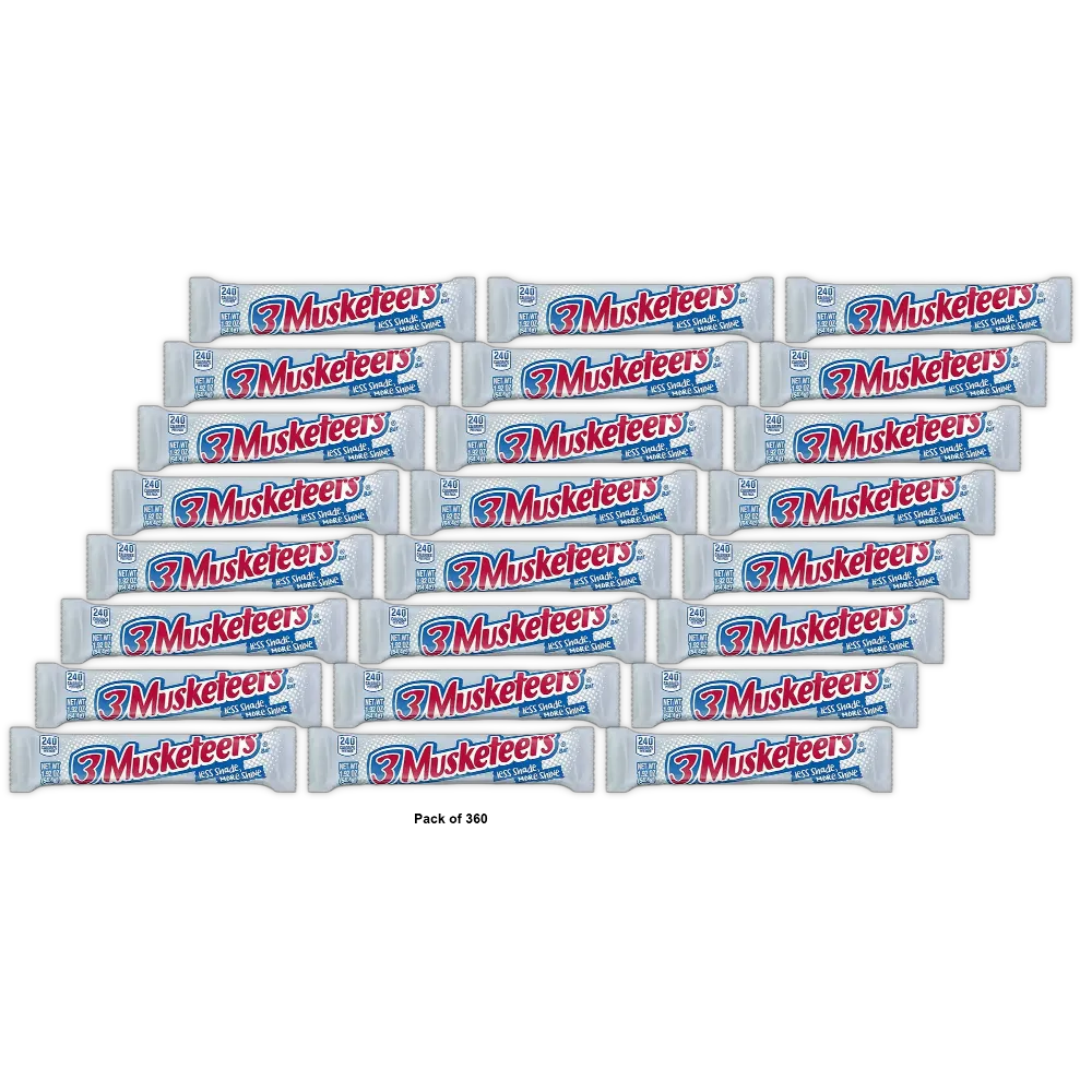 3 Musketeers Candy Bar Chocolate 1.92Oz (Pack of 360)