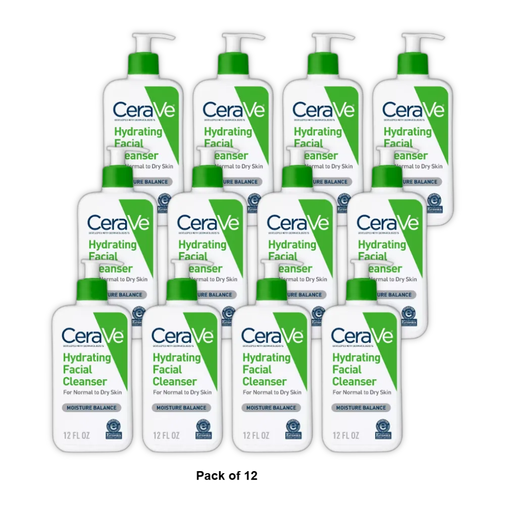 CeraVe Hydrating Cleanser 12 oz (Pack of 12)