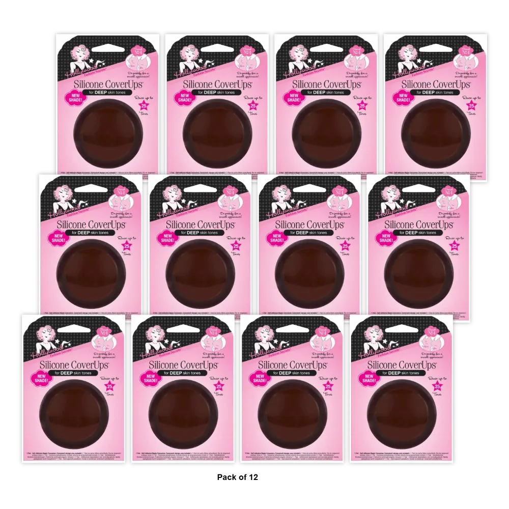 Hollywood Fashion Secrets:Silicone Coverups Deep Skin Tone 1.45oz (Pack of 12)