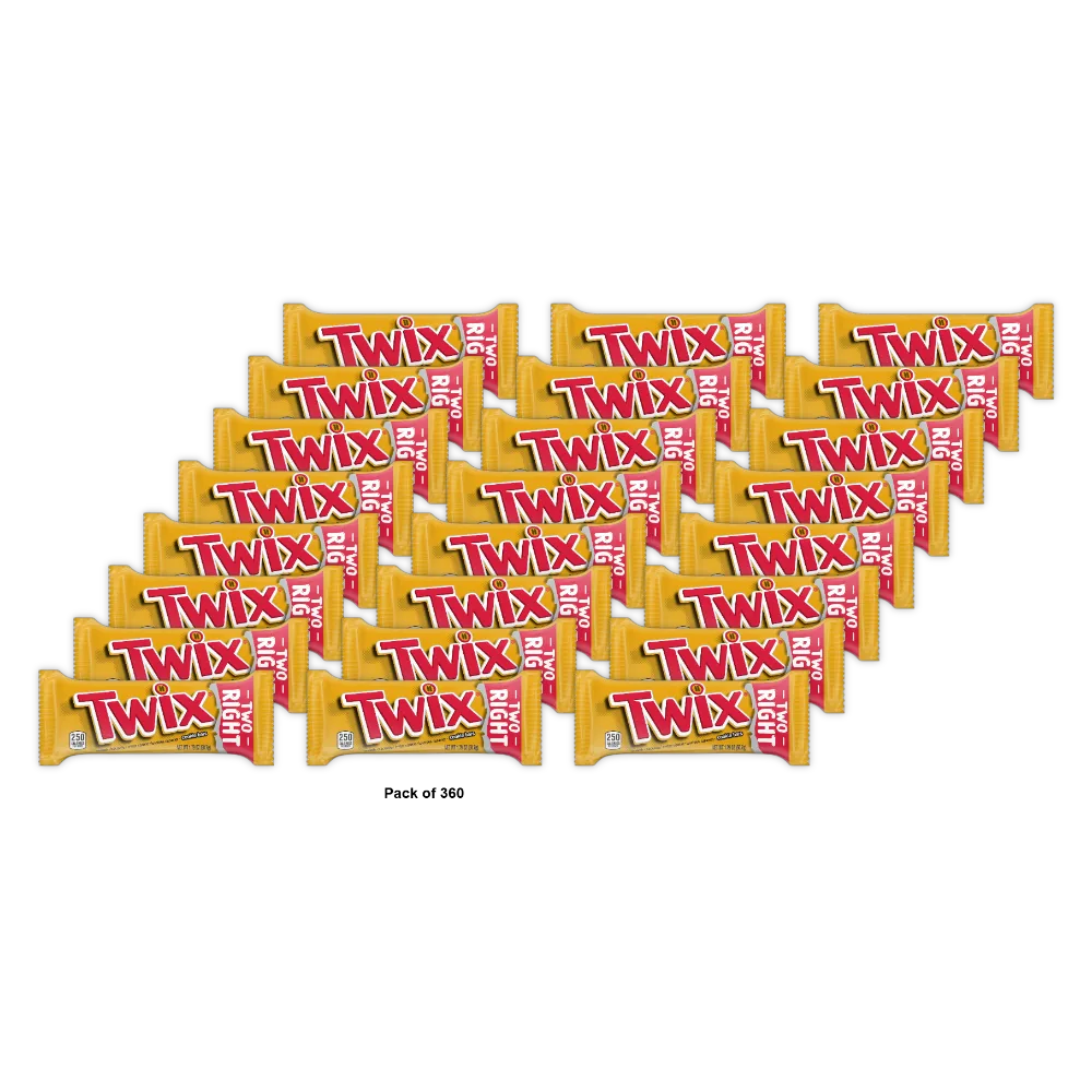 Mars Twix Cookie & Caramel 10x36 Count 1.79 oz (Pack of 360)