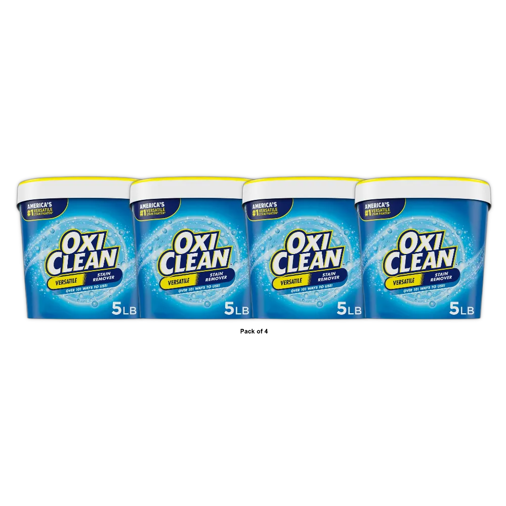 OxiClean Versatile Stain Remover Powder 40Oz (Pack of 4)