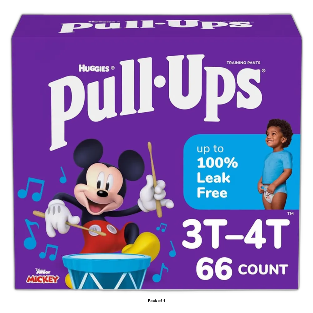 Huggies Pull-Ups Boys Potty Training Pants 3T-4T 92.8oz (Pack of 1)