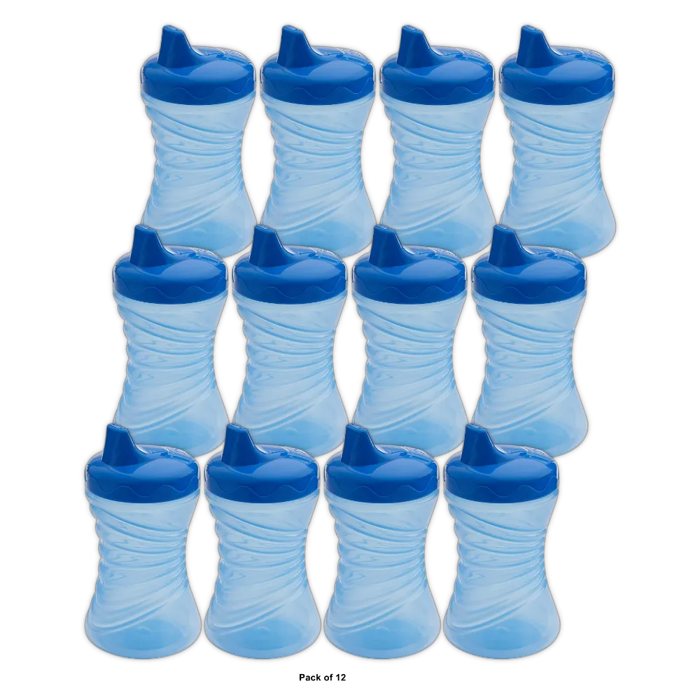Nuk Gerber Graduates Fun Grips Hard Spout Sippy Cup Assorted Colors 2.89Oz (Pack of 12)