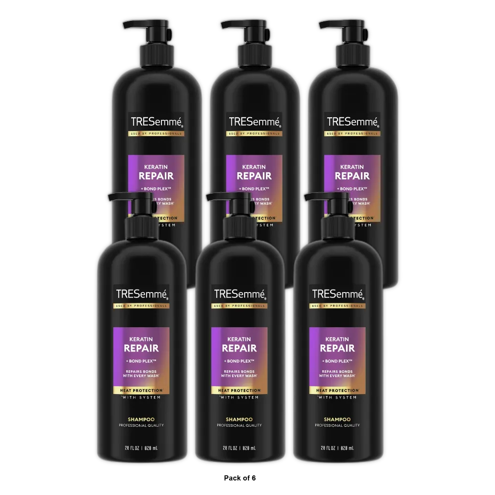 TRESemme Keratin Repair Shampoo 28 Oz (Pack of 6)