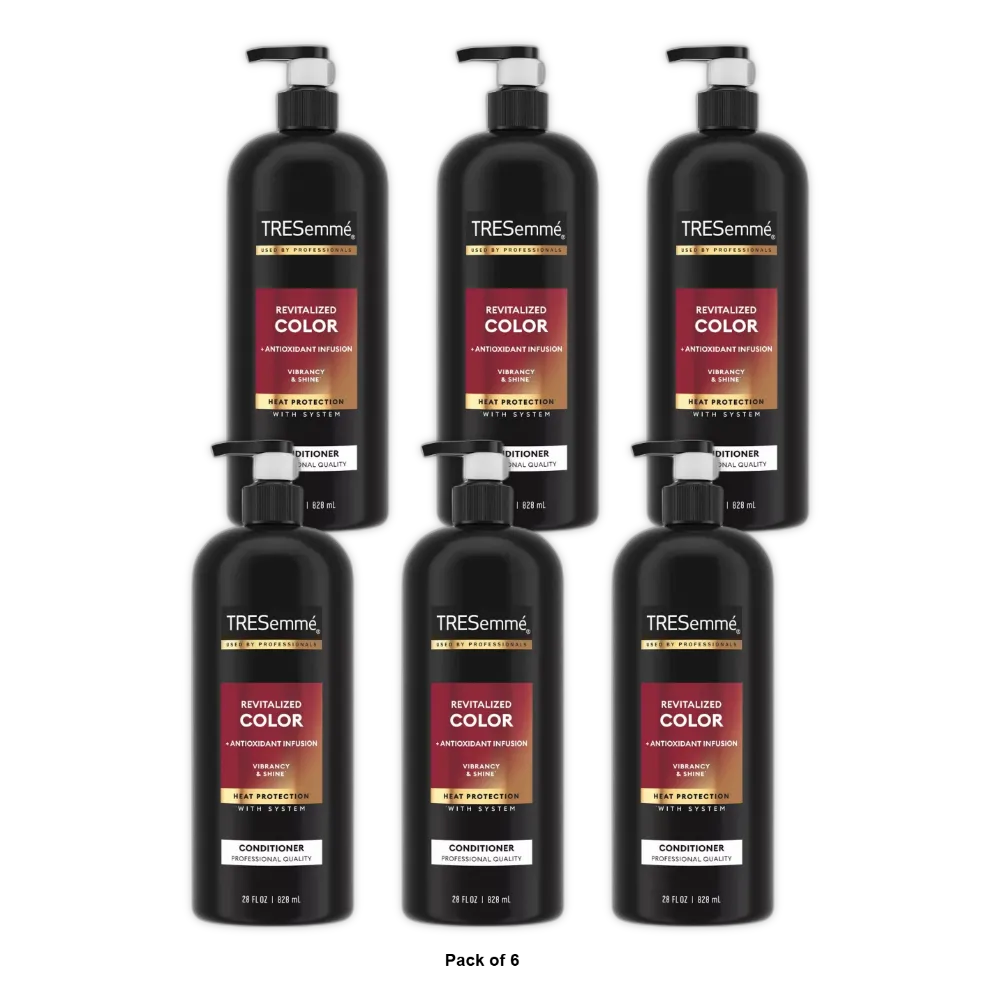 Tresemme Color Revitalize Hair Conditioner With Advanced Color Vibrancy Technology 28Oz (Pack of 6)