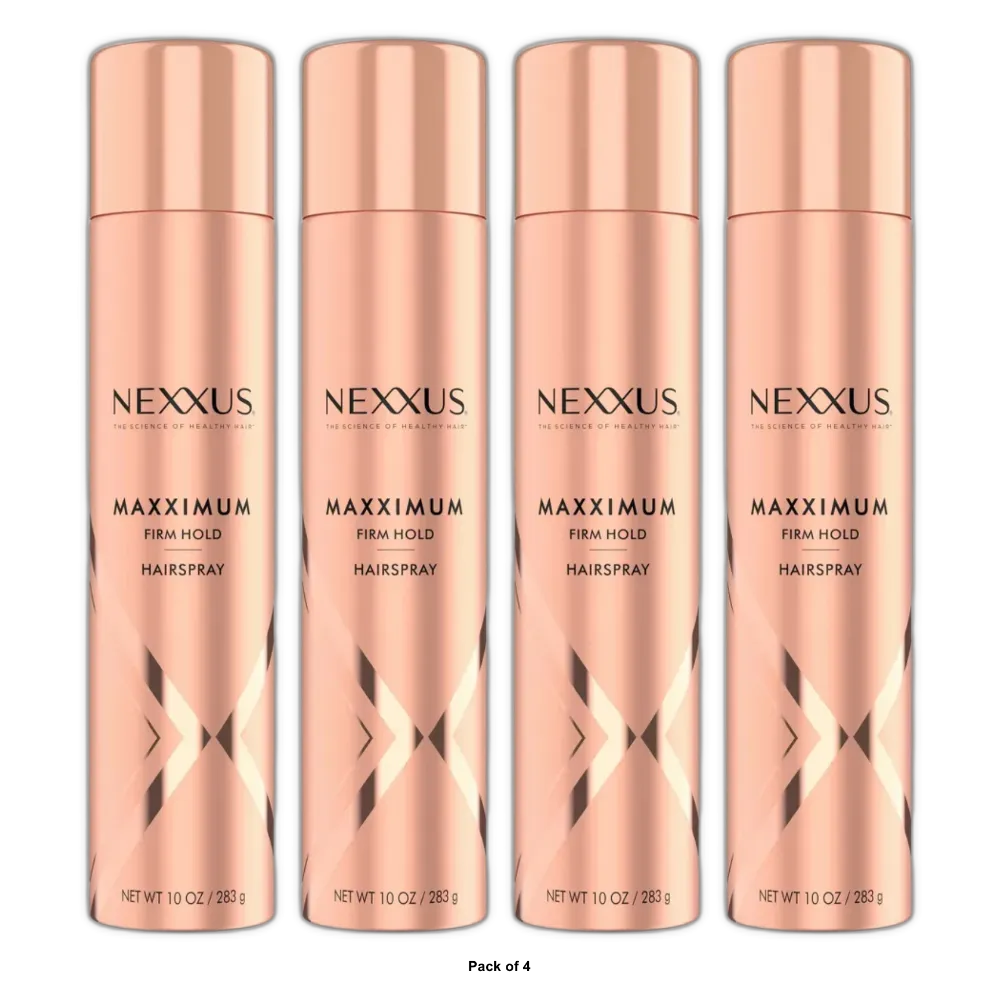 Nexxus Maxximum Super Hold Styling And Finishing Mist 10Oz (Pack of 4)