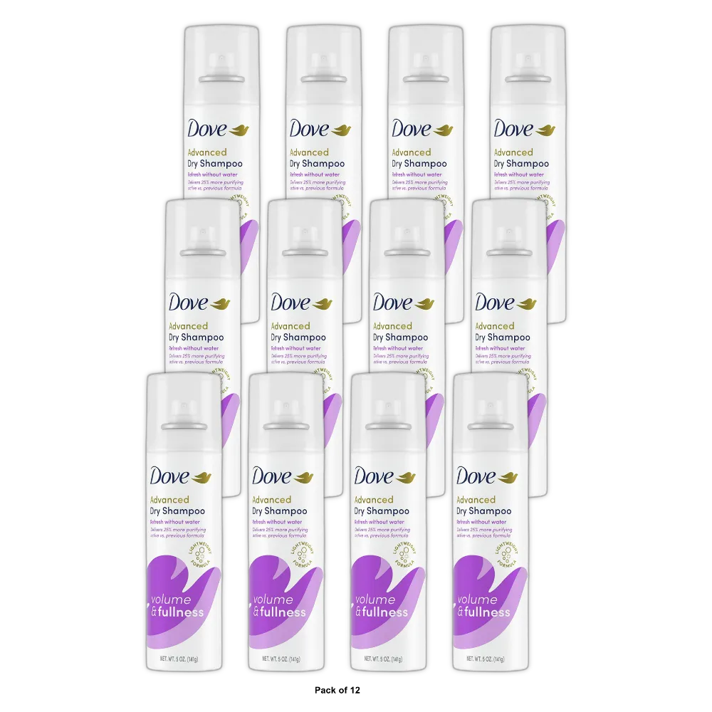 Dove Refresh Plus Care Volume And Fullness Dry Shampoo 5Oz (Pack of 12)