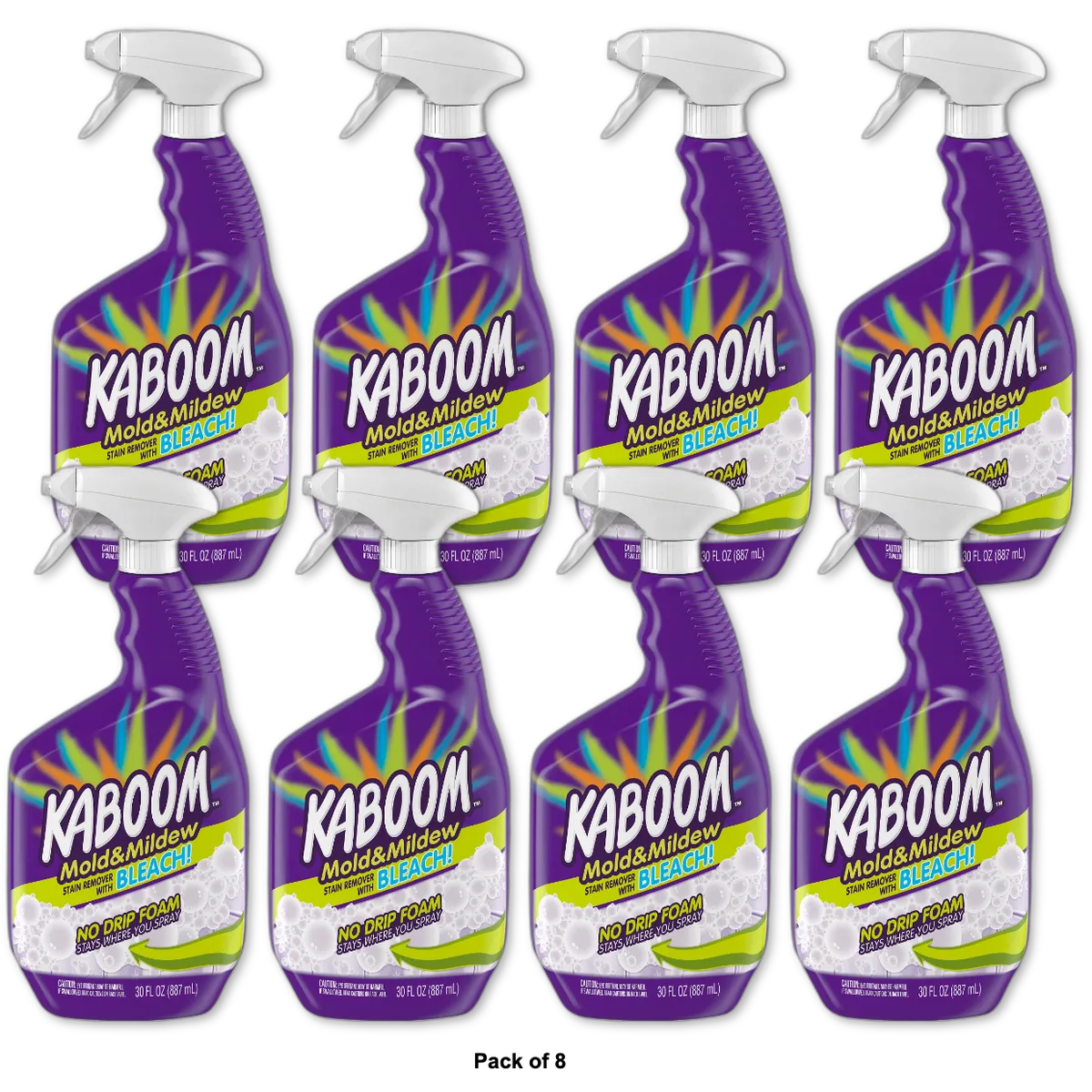 Kaboom No Drip Mold & Mildew Cleaner 30 oz (Pack of 8)