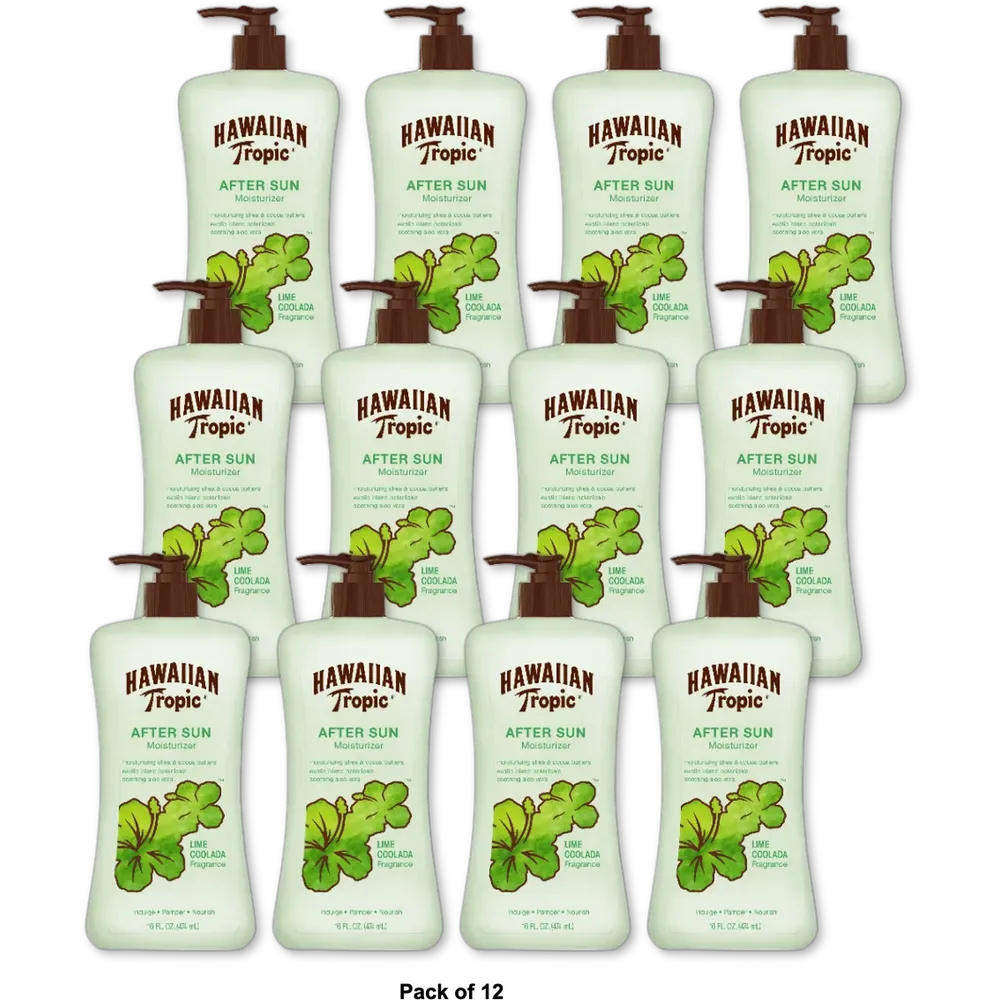 Hawaiian Tropic After Sun Moisturizer Lime Coolada 16Oz (Pack of 12)