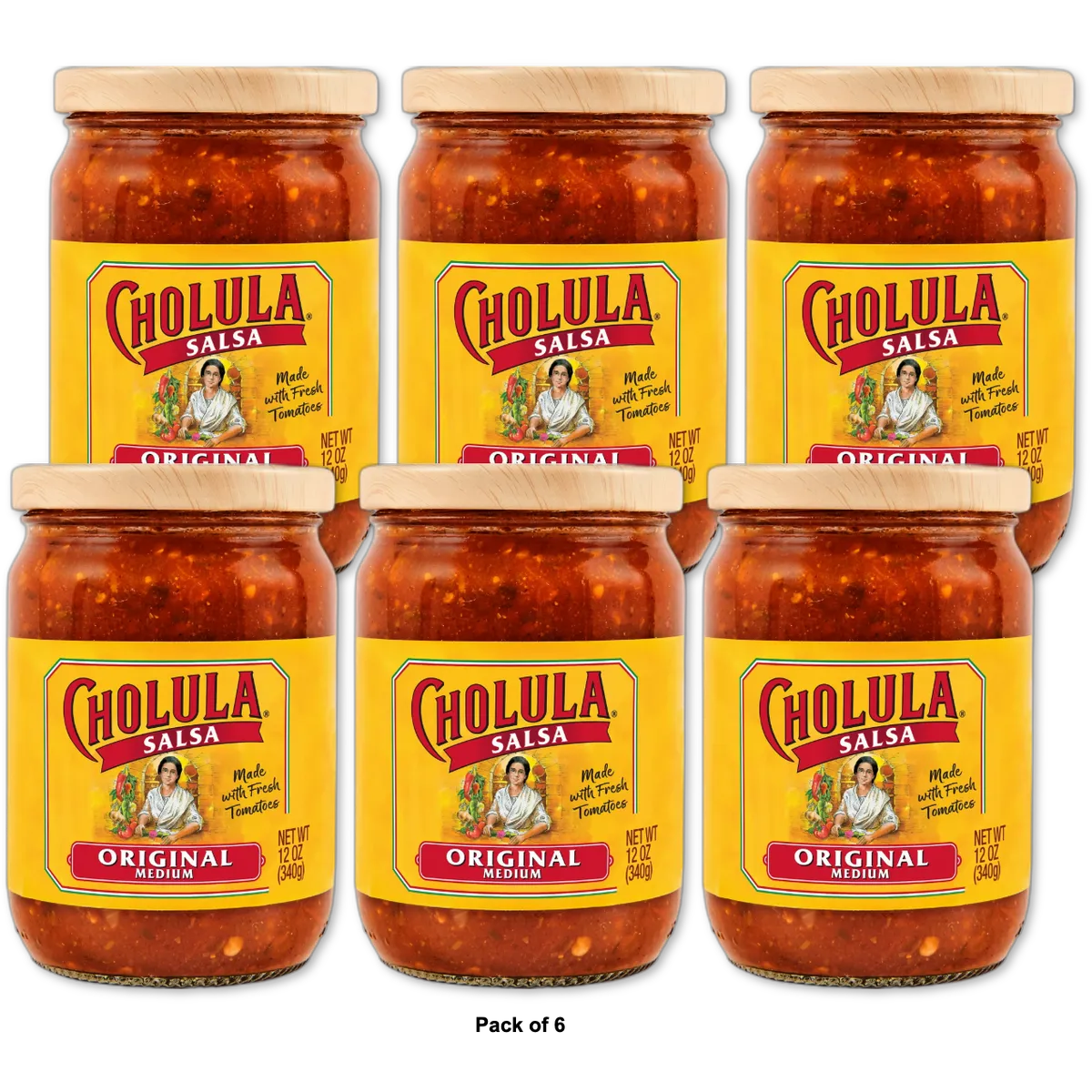 Cholula Original Salsa 12 oz (Pack of 6)