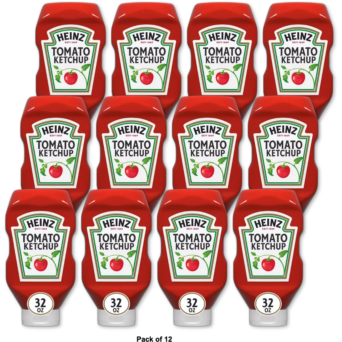 Heinz Tomato Ketchup 32oz (Pack of 12)
