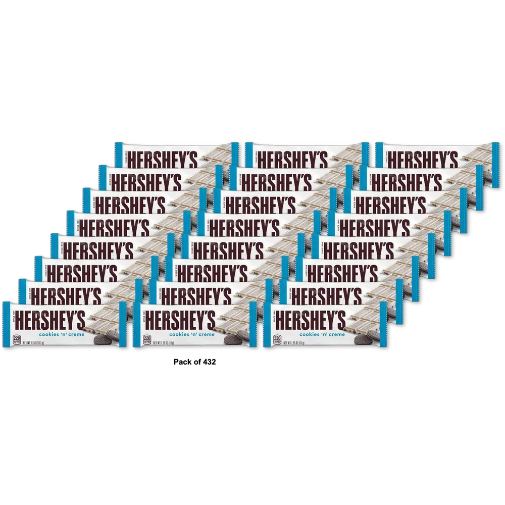 Hersheys Cookies N Creme Candy Bar 1.5Oz (Pack of 432)
