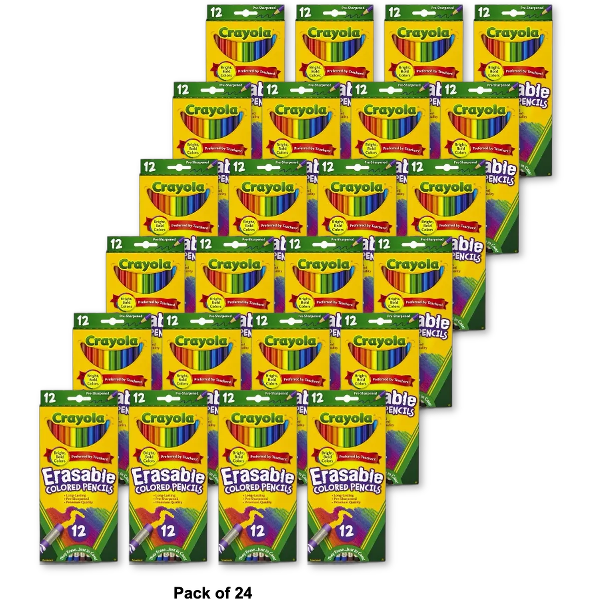 Crayola Erasable Colored Pencils 12ct 12.9oz (Pack of 24)