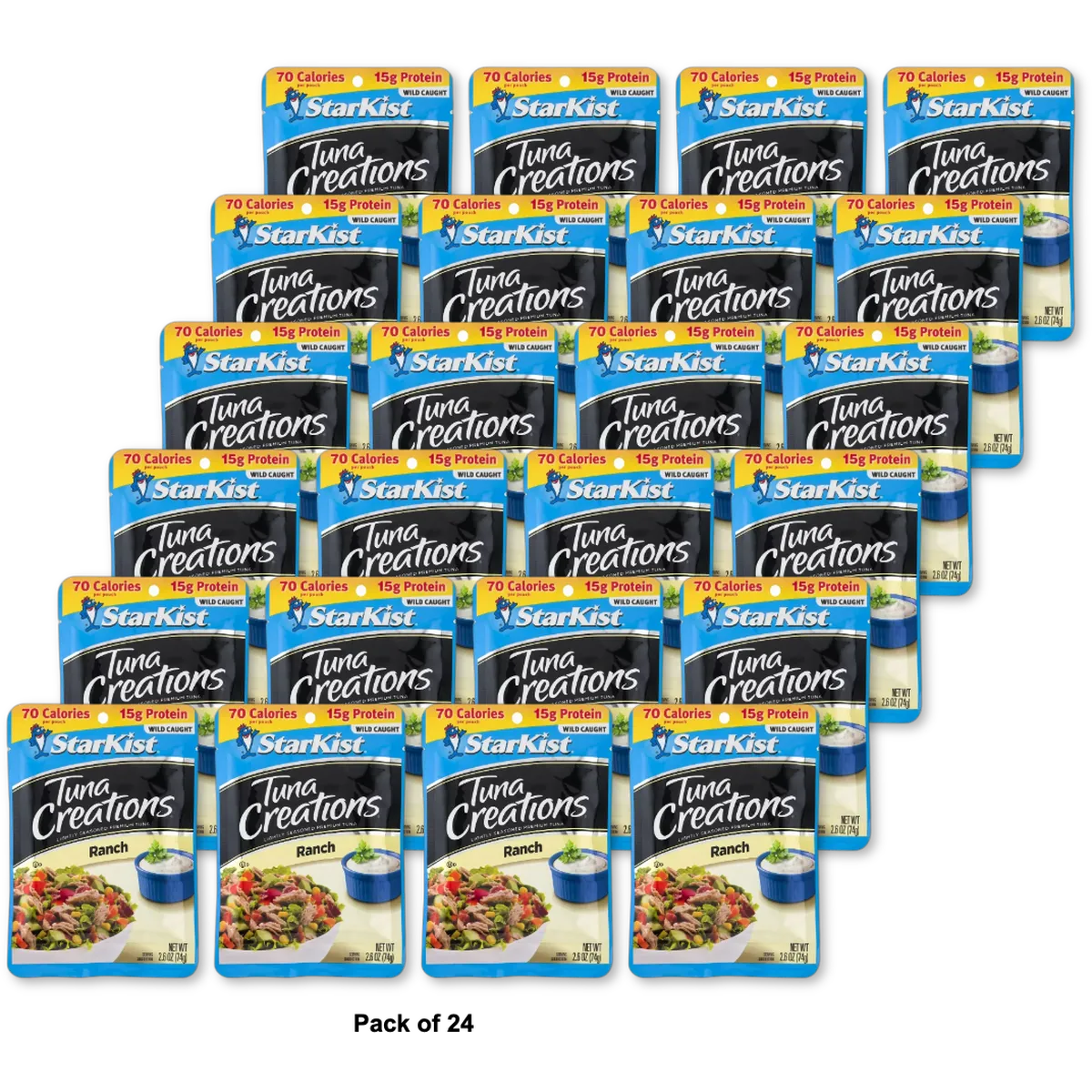 StarKist Tuna Creations Ranch Pouch 2.6Oz (Pack of 24)