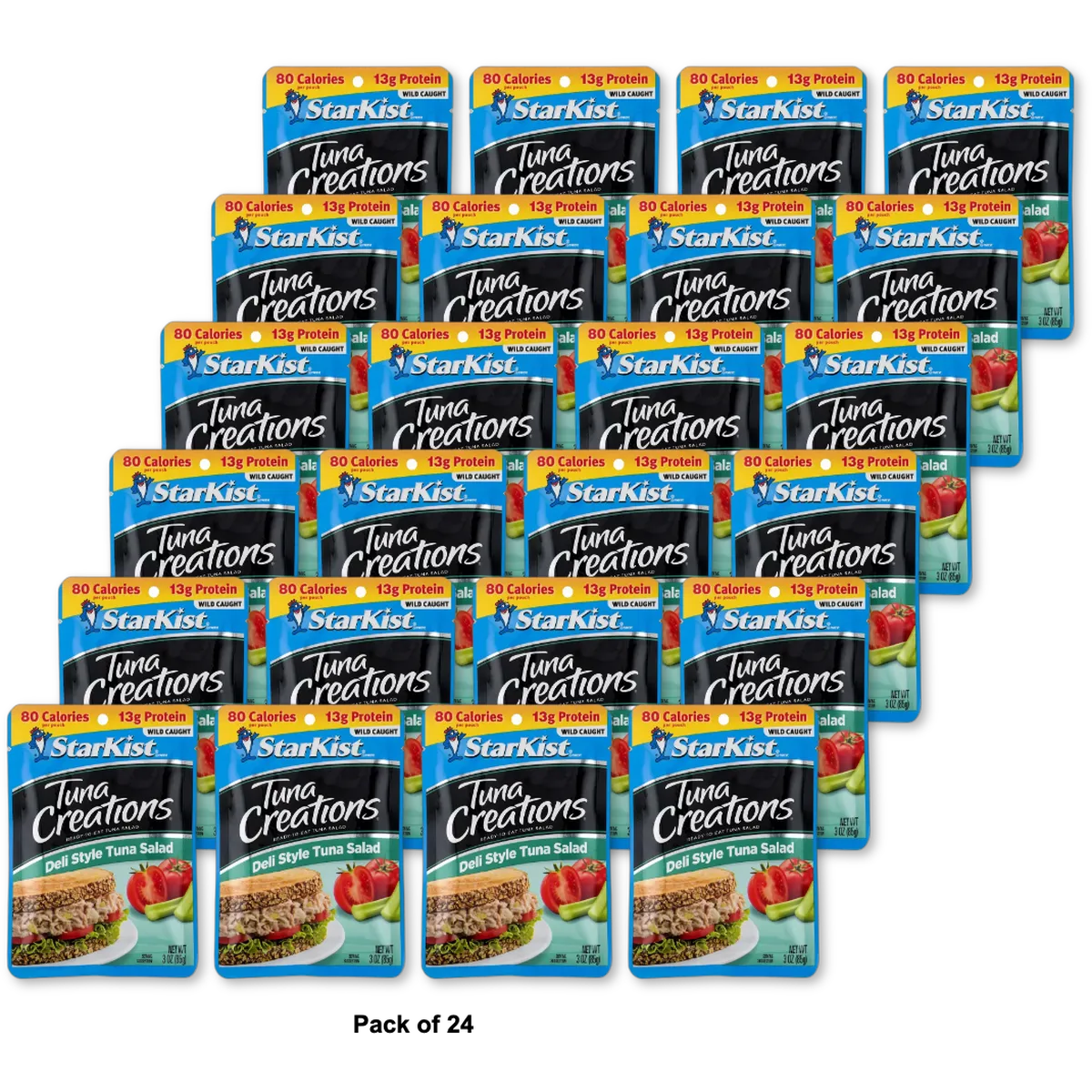 StarKist Tuna Creations Deli Style Tuna Salad 3Oz (Pack of 24)