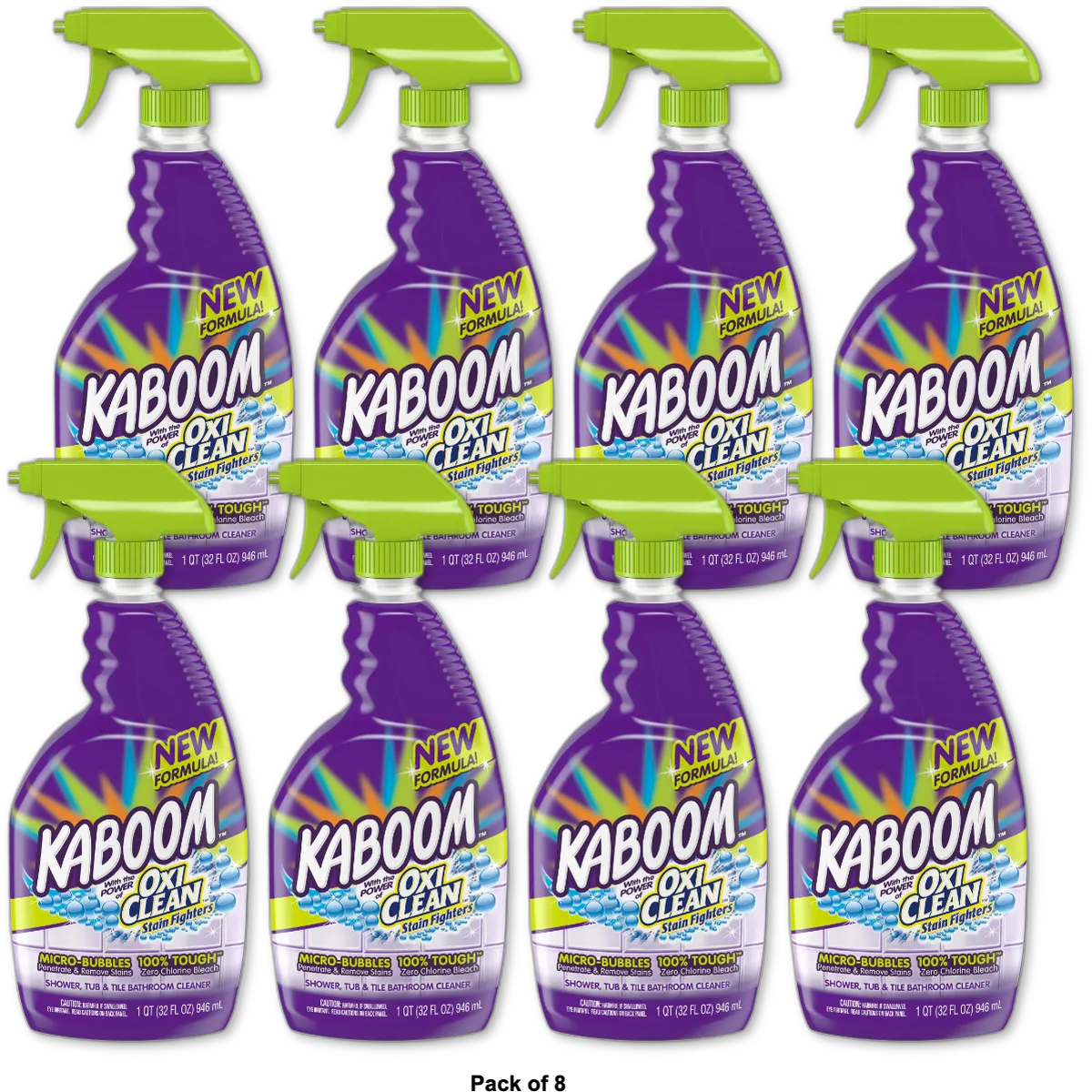 OxiClean Bathroom Cleaner Fresh 32 Oz (Pack of 8)