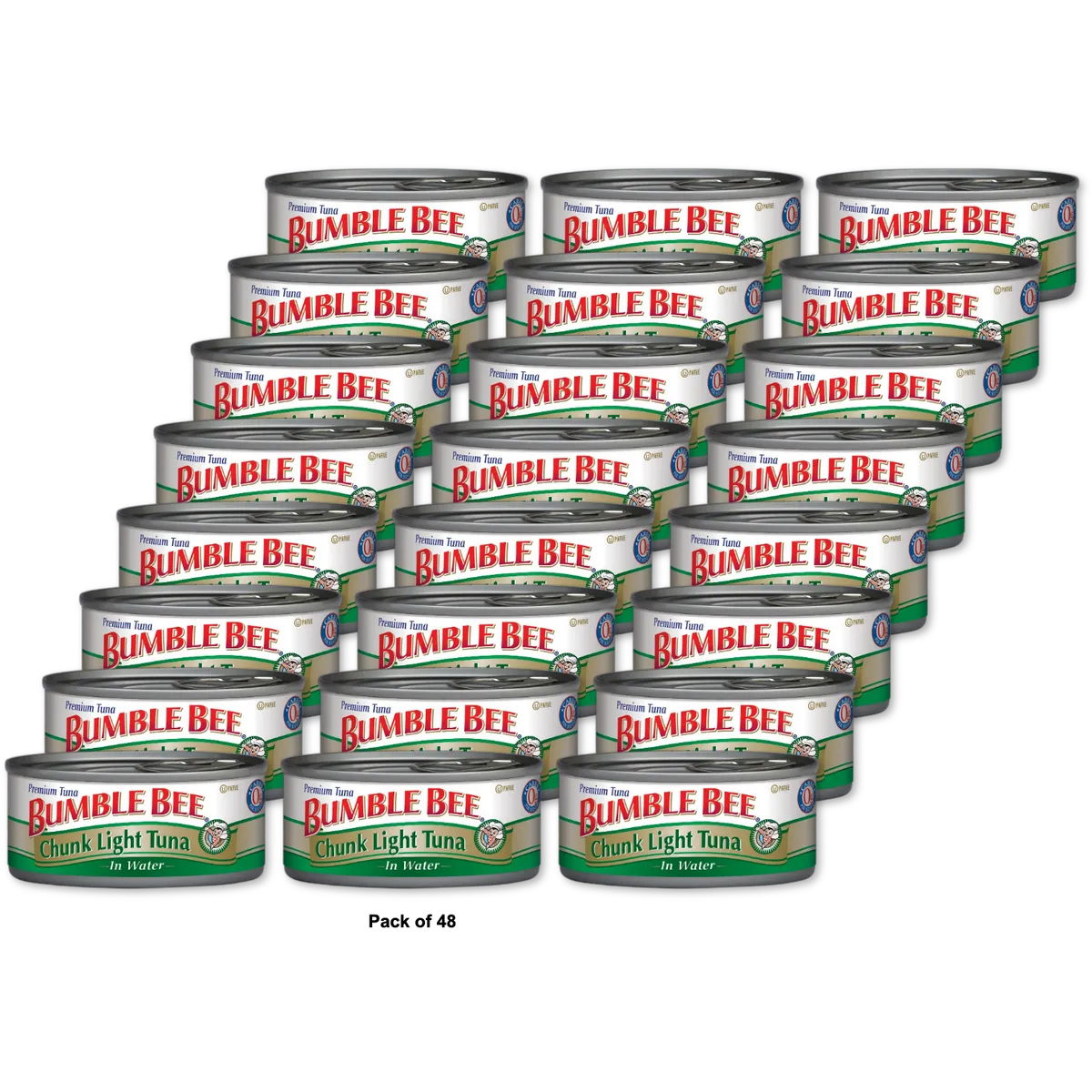 Bumble Bee Chunk Light Tuna in Water 5 oz (Pack of 48)