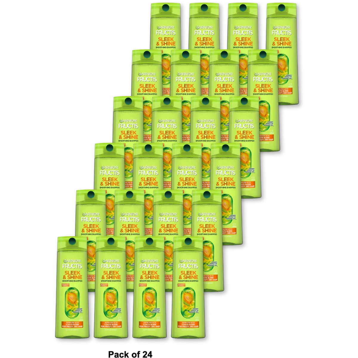 Garnier Fructis Sleek & Shine Shampoo 3 oz (Pack of 24)