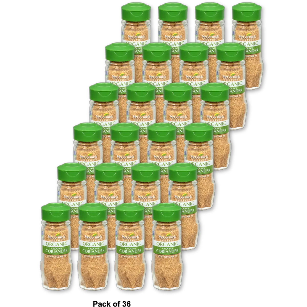 McCormick Gourmet Organic Ground Coriander Mixed Spices & Seasonings1.25 oz (Pack of 36)