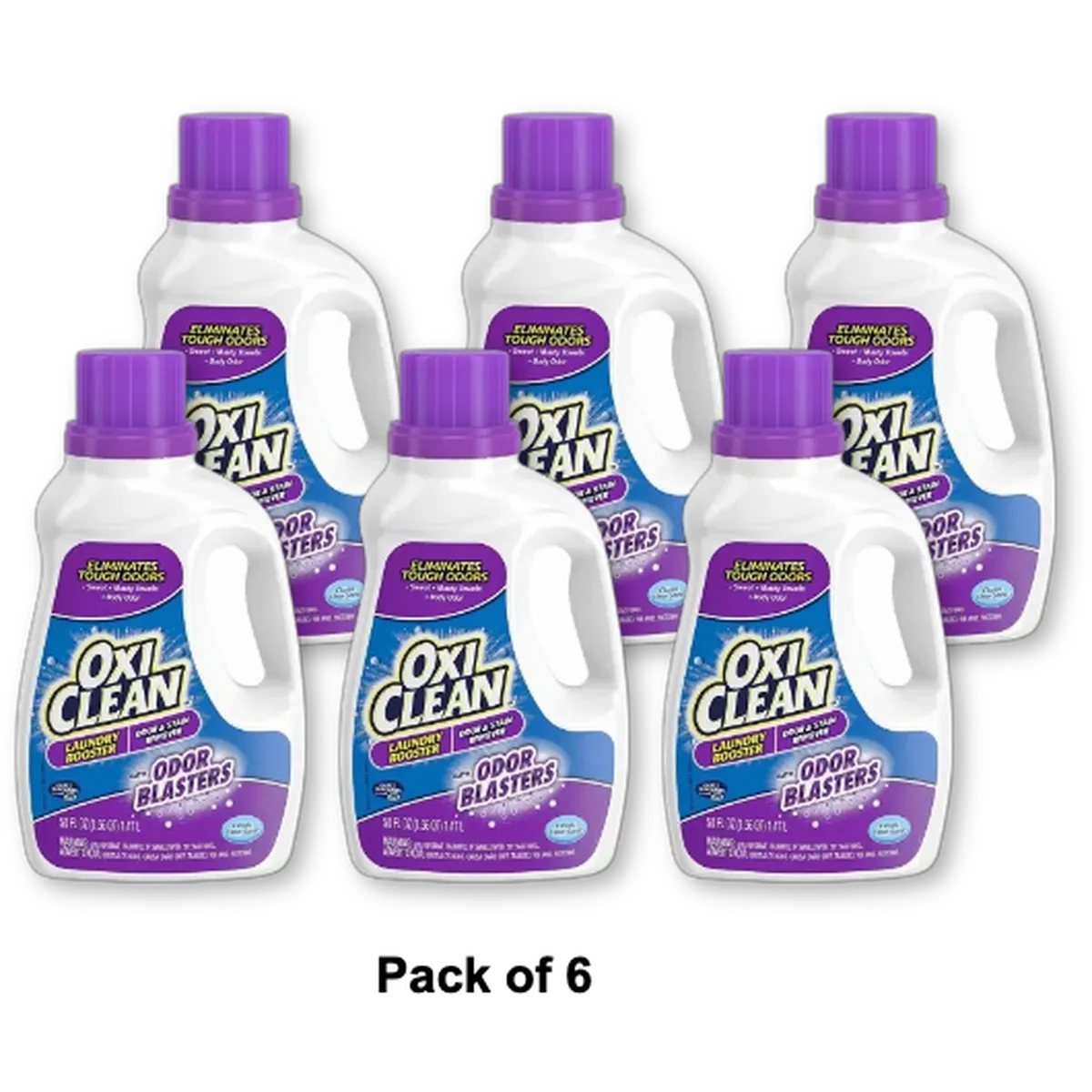 OxiClean Liquid Blister Pack In-Wash 50 oz (Pack of 6)