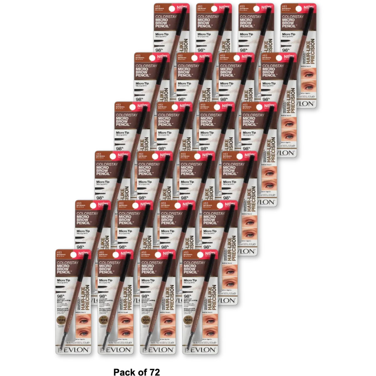 Revlon Colorstay Micro Brow Pencil - Soft Brown 0.03Oz (Pack Of 72)