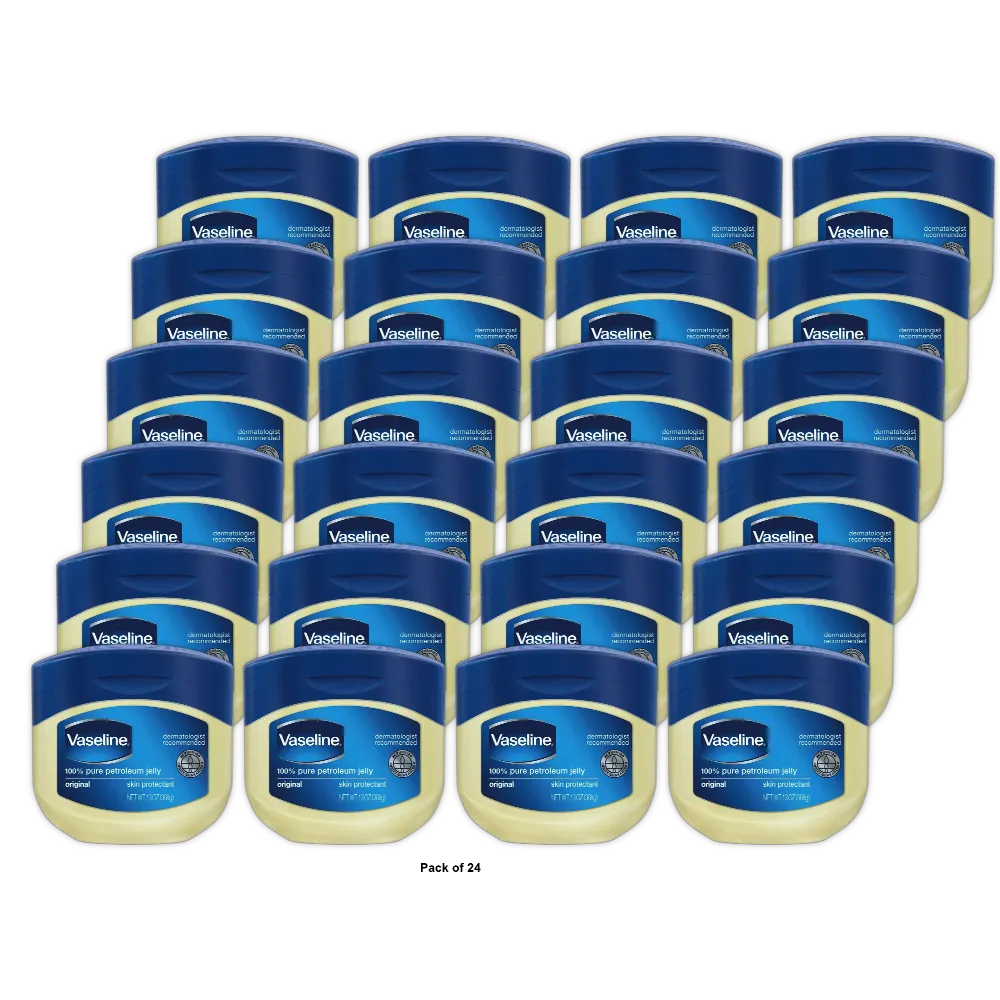 Vaseline Petroleum Jelly Jar For Dry Skin13Oz (Pack of 24)