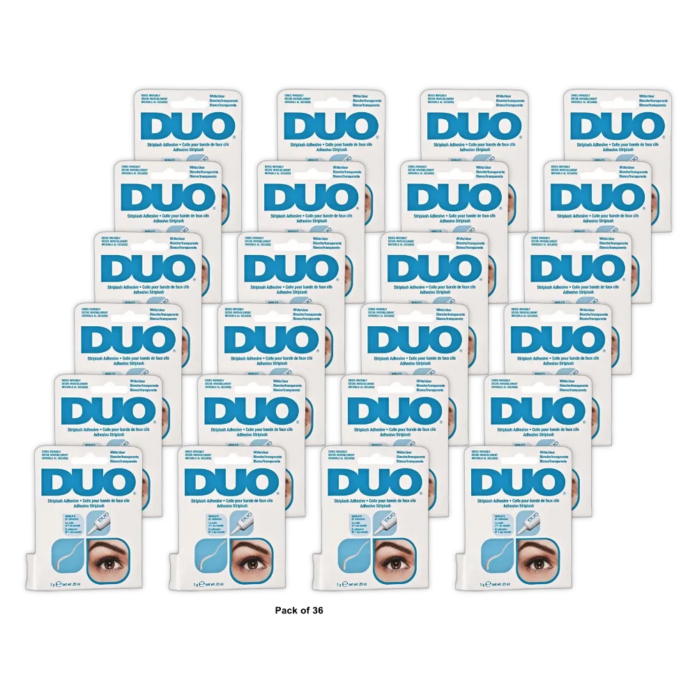 Duo Eyelash Adhesive Clear White 0.25Oz (Pack Of 36)