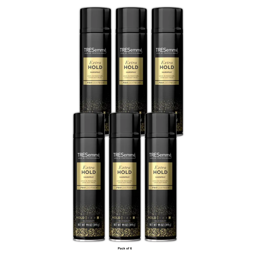 Tresemme Tres Two Extra Hold Hair Spray 11Oz (Pack of 6)
