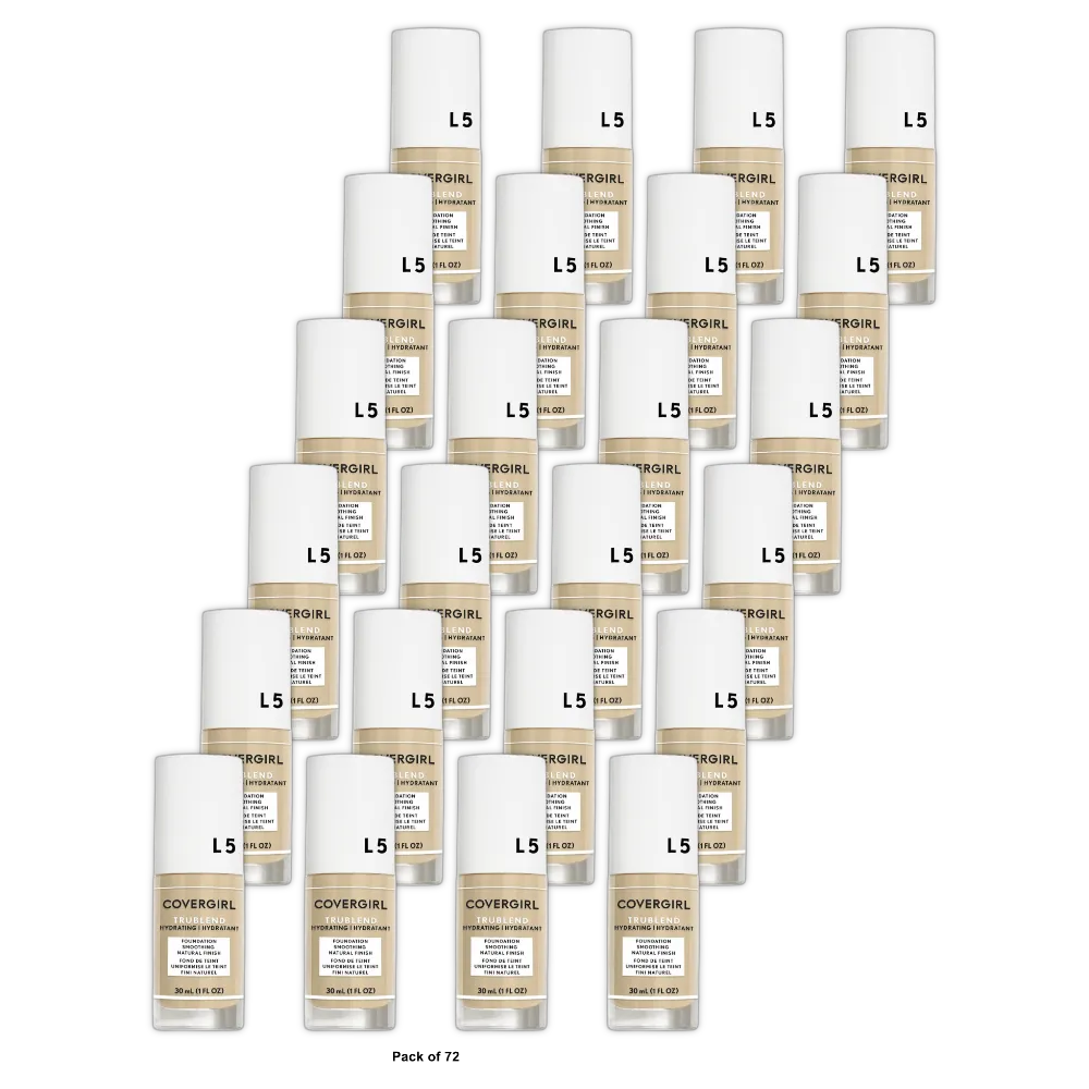 Cover Girl TruBlend Liquid Foundation 1Oz (Pack of 72)