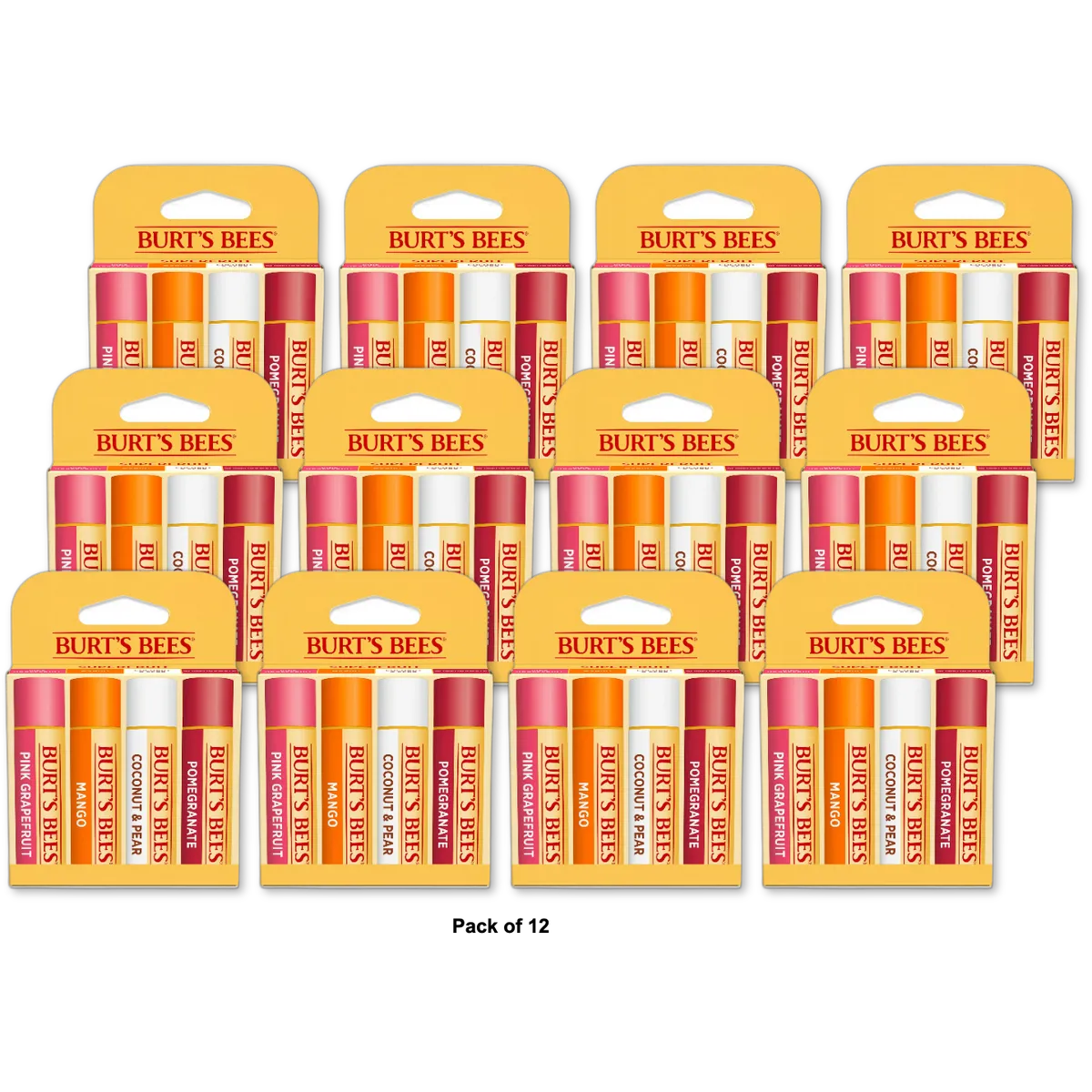 Burts Bees Lip Balm Superfruit 0.15Oz (Pack Of 12)