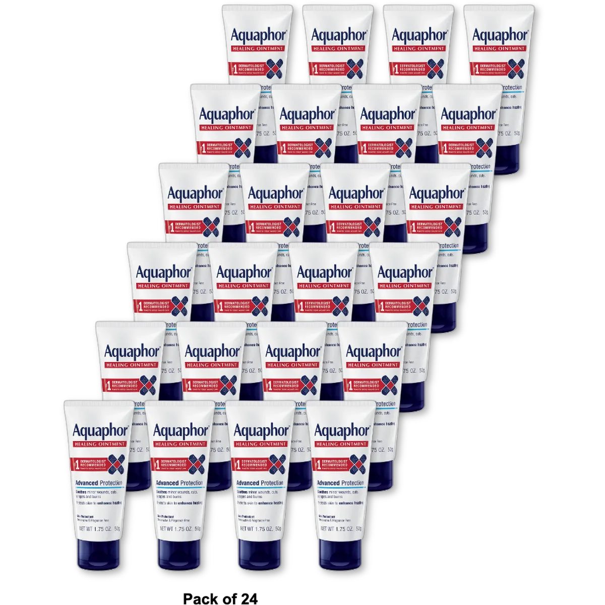 Aquaphor Healing Ointment Advanced Skin Protectant Therapy 1.75Oz (Pack of 24)