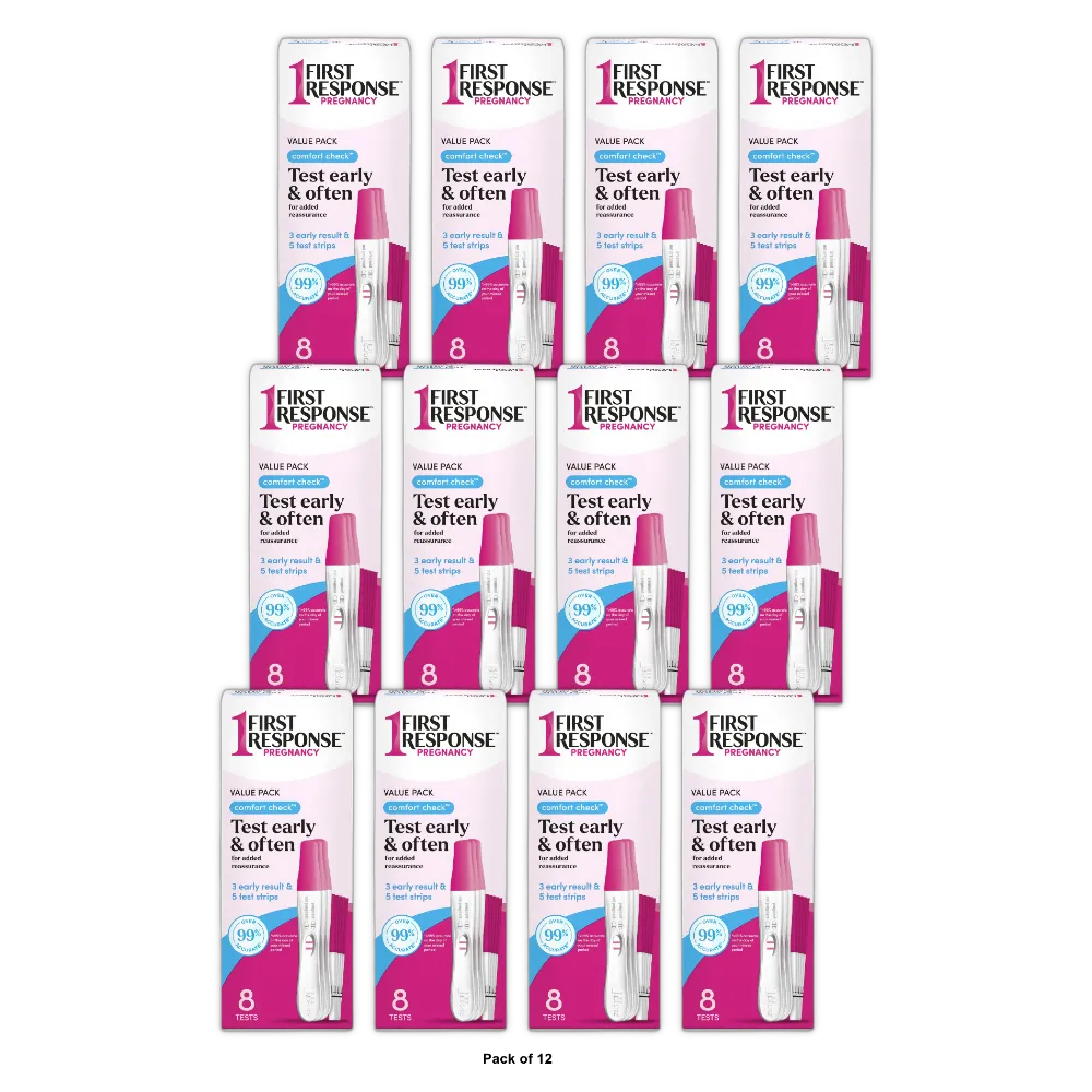 First Response Comfort Check Pregnancy Test (Pack of 12)