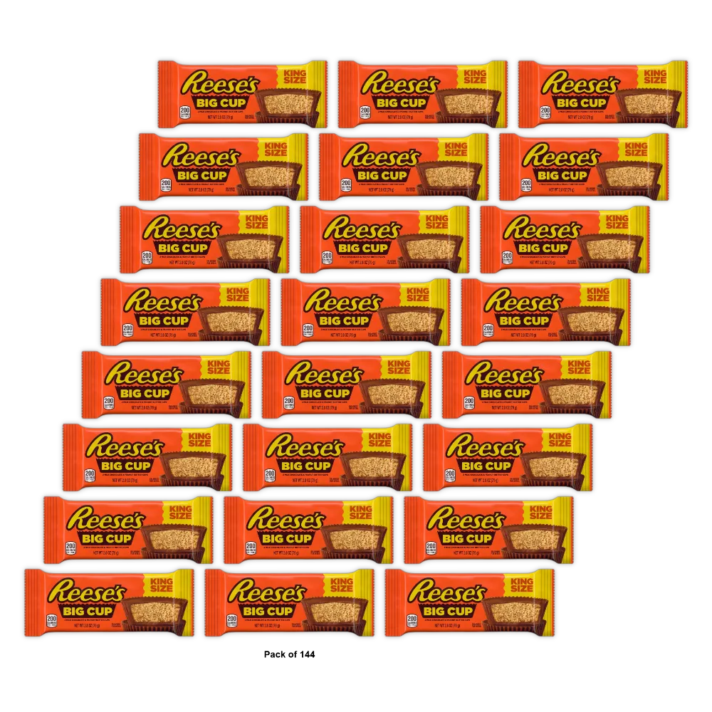 Reese's Big Cup King Size, 2.8 Oz (Pack of 144)