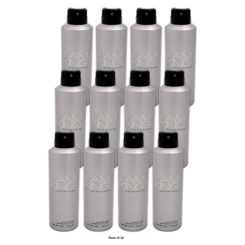 Sean John I Am King Body Spray (Pack of 12) 6.0 Oz