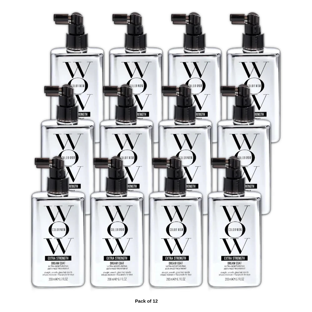 COLOR WOW Extra Strength Dream Coat Ultra-Moisturizing Anti-frizz Treatment 6.7 Oz (Pack of 12)