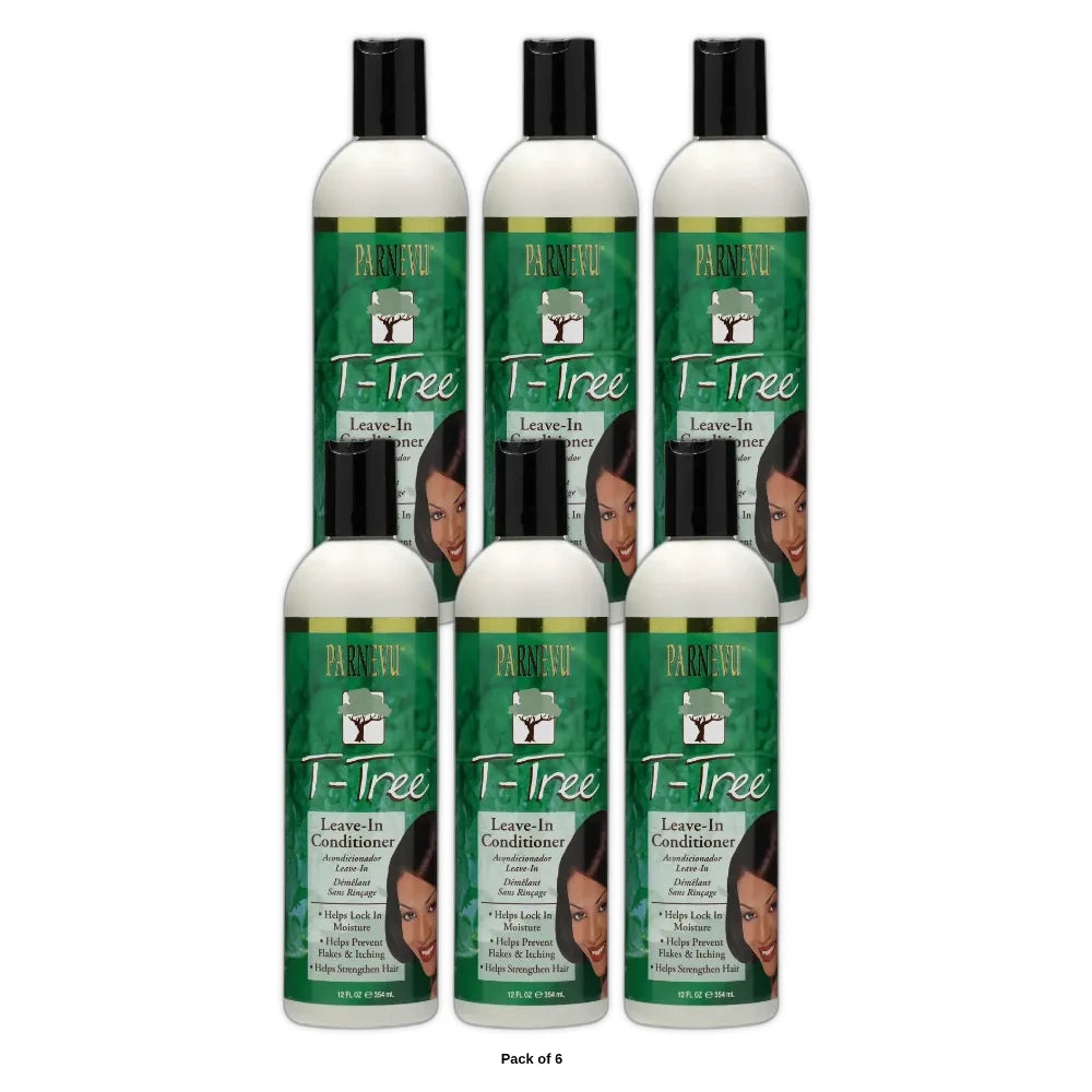 Parnevu- T-Tree Leave-In Conditioner (Pack of 6) 12 Oz