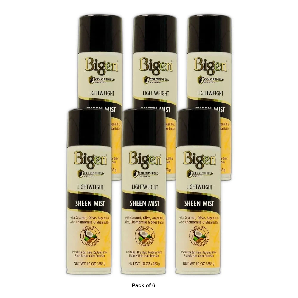 Bigen Colorshield Lightweight Sheen Mist - 2 Pack 10 Oz (Pack of 6)