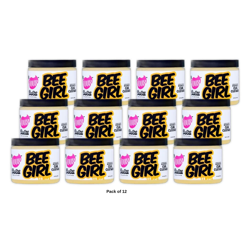 The Doux Bee-Girl Honey Curl Custard - 16 fl oz (Pack of 12)