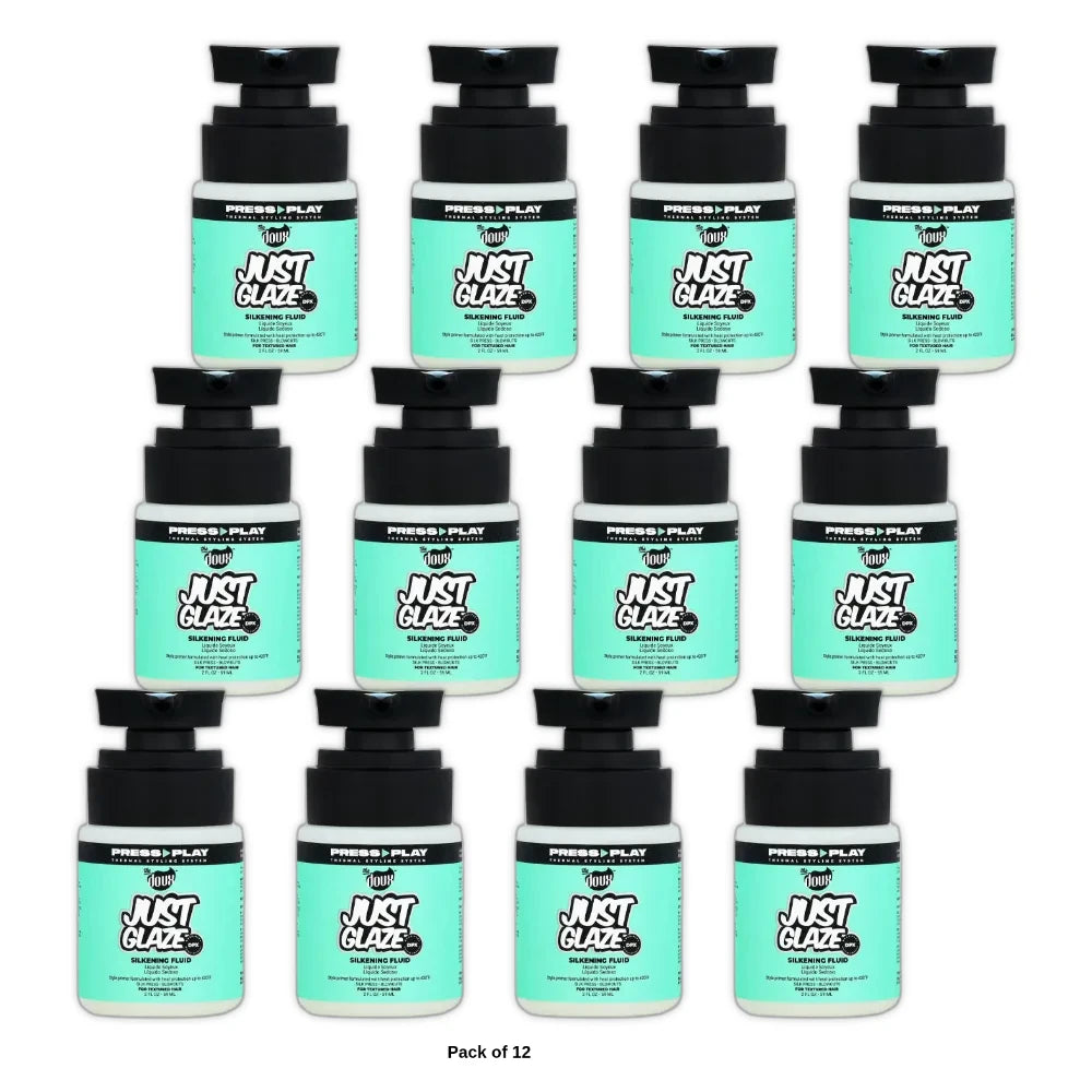 The Doux Just Glaze Silkening Fluid Heat Protectant - (Pack of 12) 2 Fl. Oz