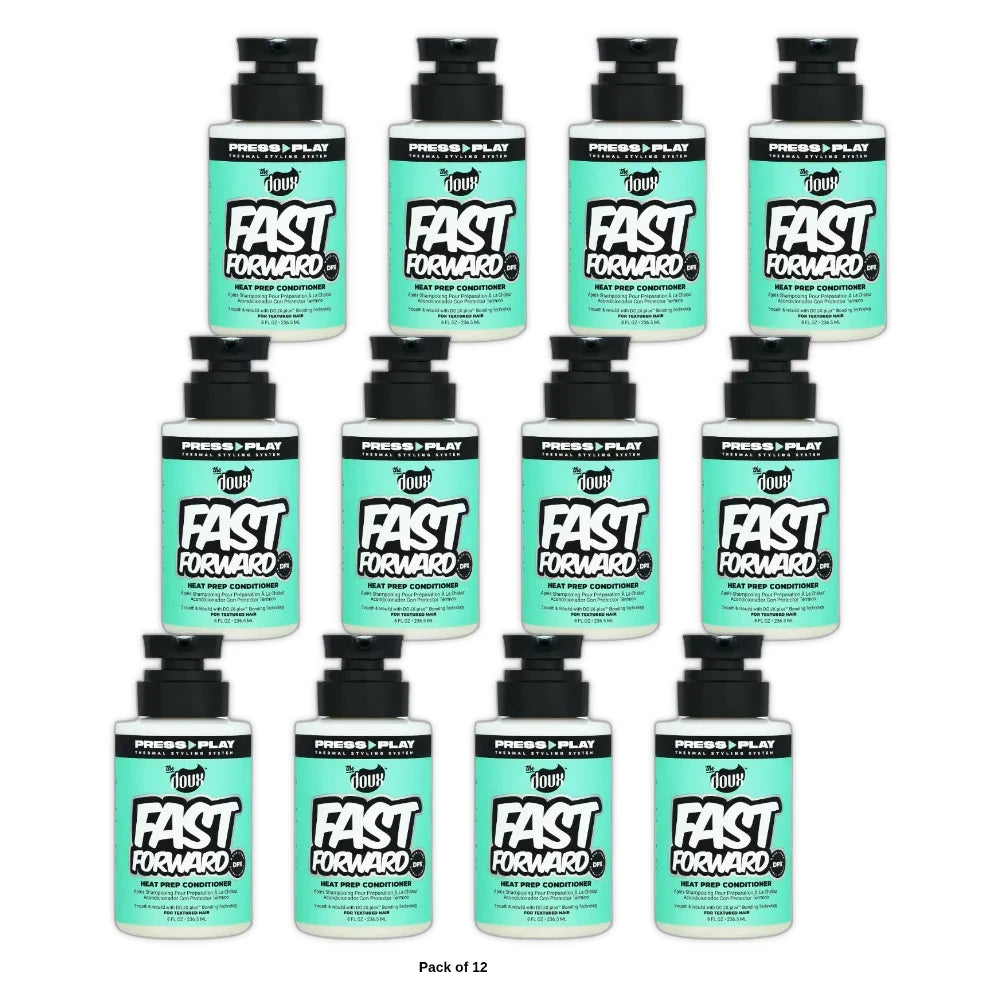 The Doux Fast Forward Heat Prep Conditioner Detangling All Hair Types M (Pack of 12) 8 Fl. Oz