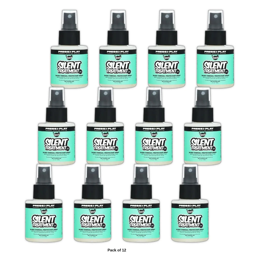 The Doux Silent Treatment 30 Day Thermal Heat Protectant Anti Humidity Treatment 2 Fl. Oz (Pack of 12)