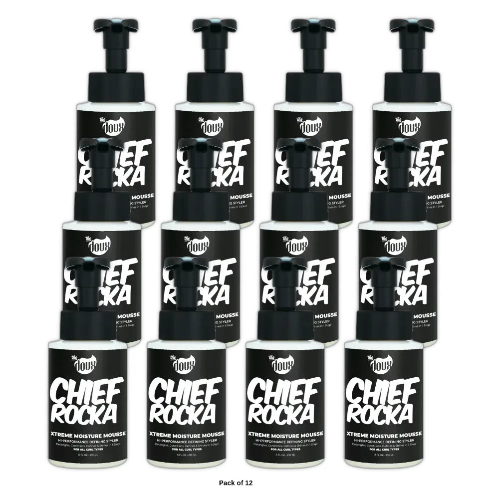 The Doux Chief Rocka Xtreme Moisture Mousse - (Pack of 12) 8 Fl.Oz