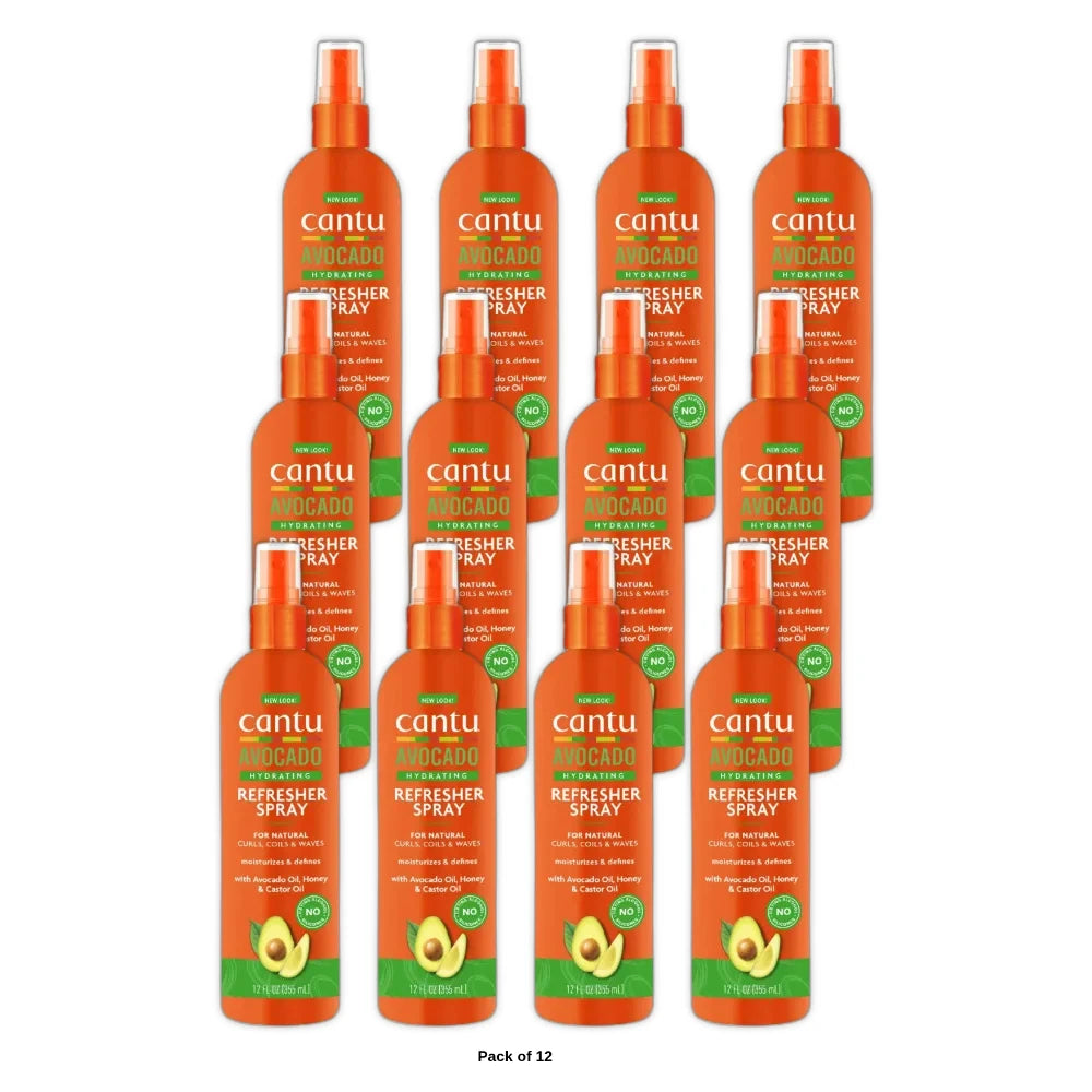 Cantu Avocado Hydrating Refresher Spray 12 fl oz (355 ml) (Pack of 12)