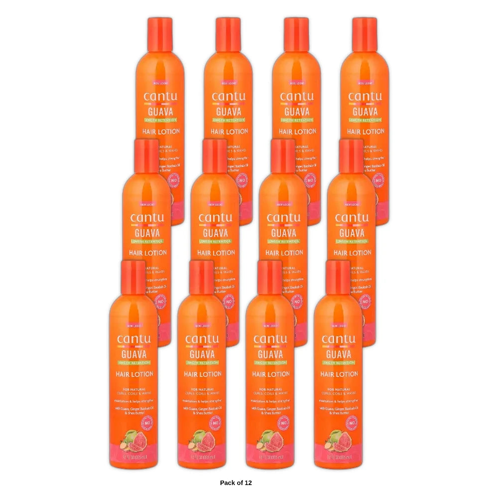 Cantu - Guava Ginger Helps Retain Length Hair Lotion 12 fl. Oz (Pack of 12)