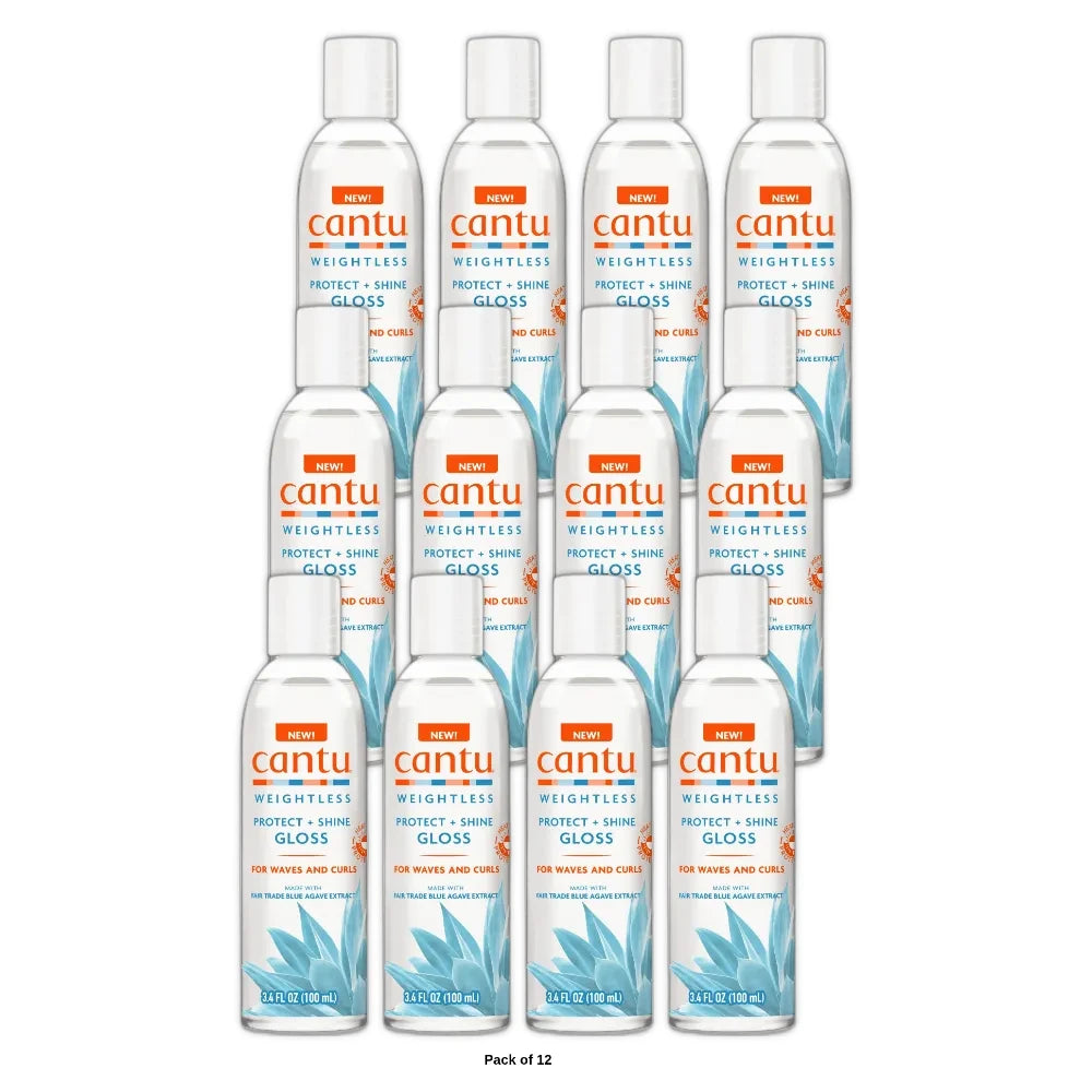 Cantu Weightless Protect + Shine Gloss Liquid Curl Enhancer - (Pack of 12) 3.4 Fl. Oz