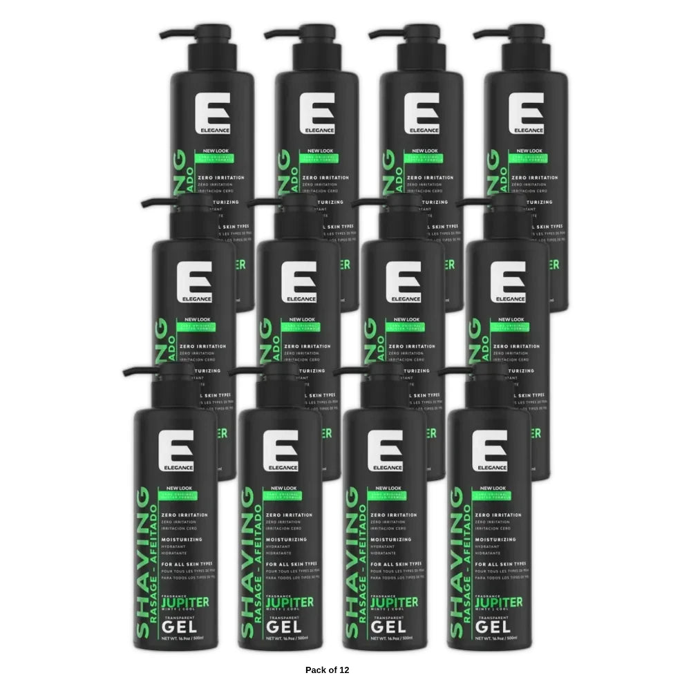 Elegance Plus Shaving Gel (JUPITER) 17.6 Oz 16.9 oz (Pack of 12)