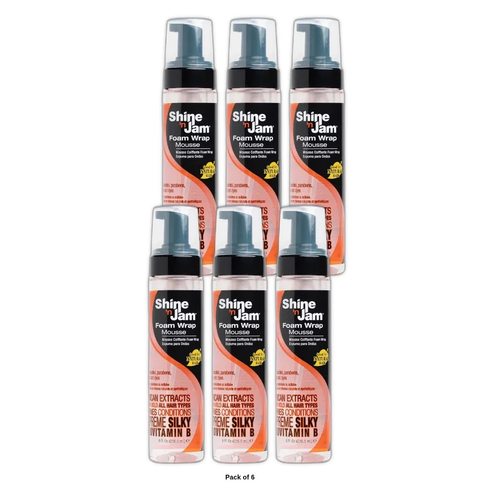 Ampro Pro Styl Styling Gel Foam Wrap for Hair 8 oz 8 fl oz (Pack of 6)