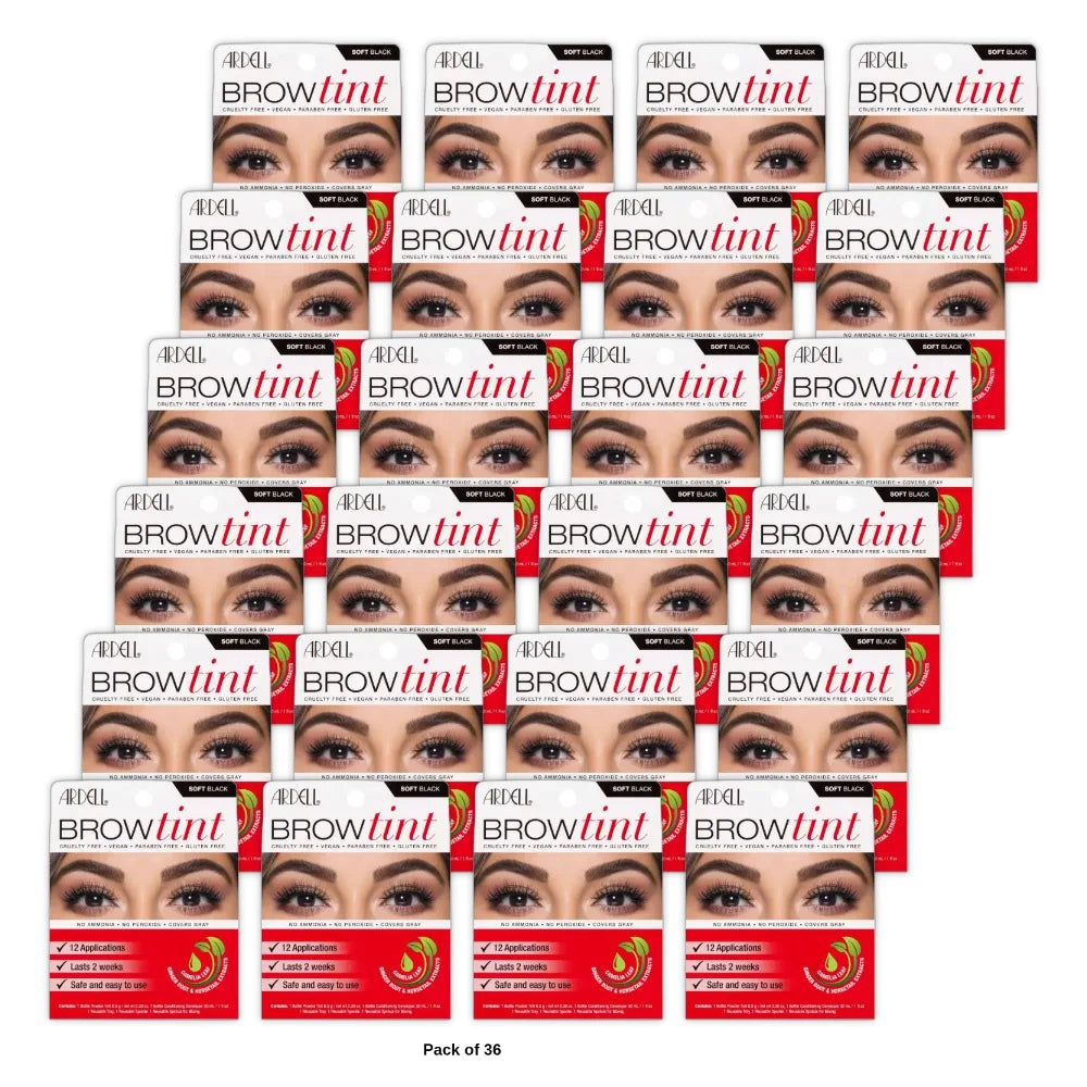 Ardell Brow Tint Kit - Soft Black nan (Pack of 36)