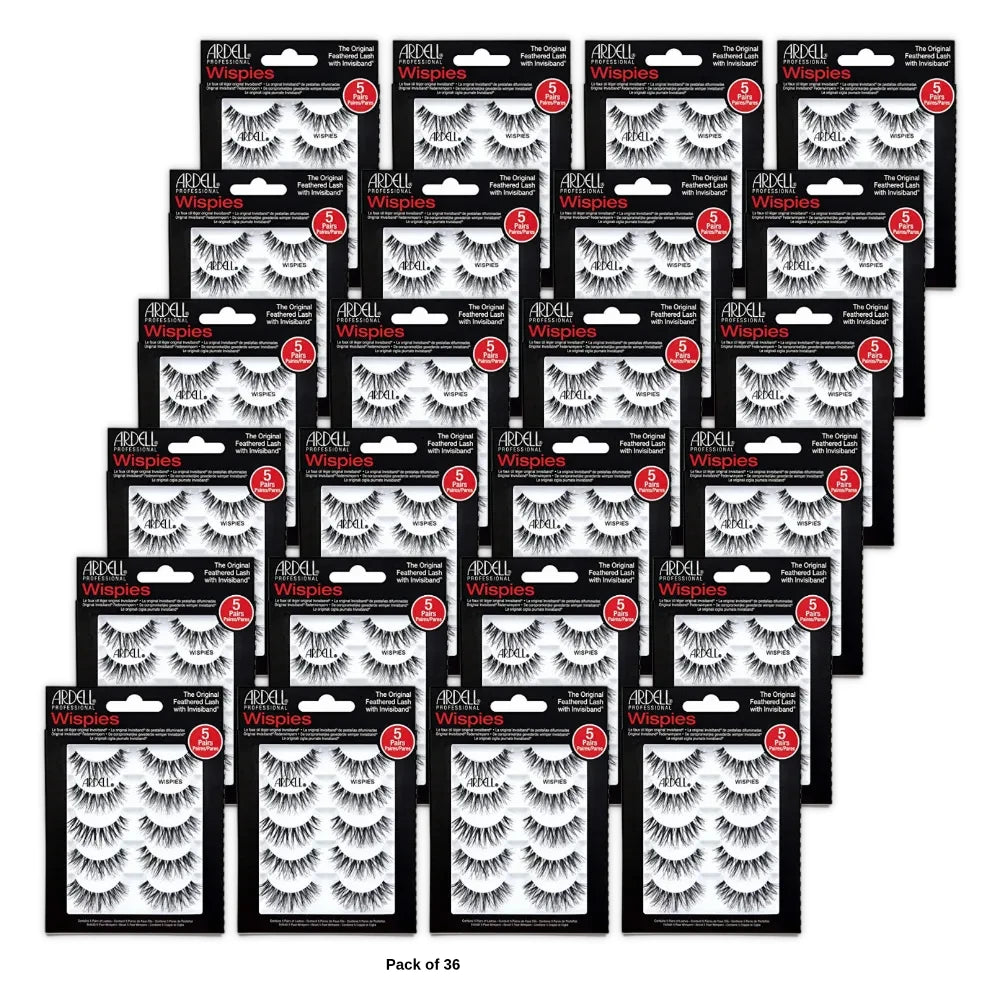 Ardell 5 Pack Lashes - Wispies nan (Pack of 36)